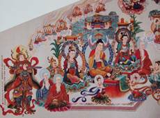 弘法寺壁画：释迦牟尼佛说法图
