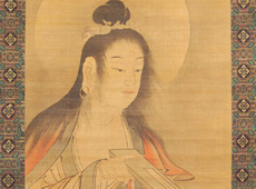 大英博物馆藏 十七世纪佛画：文殊菩萨持经图