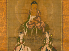海外佛画典藏：十五世纪 庄严殊胜的 华严三圣像 赏析