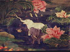 美国鲁宾艺术博物馆西藏精美唐卡：萨迦派传承--白文殊菩萨唐卡