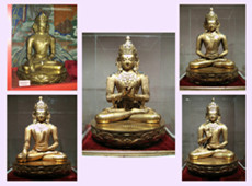 蒙古佛像雕塑艺术鼻祖--扎那巴扎尔大师杰作：五方佛像（五尊）赏析
