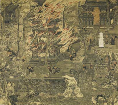 杭州灵隐寺十八幅新壁画展示济公传奇一生