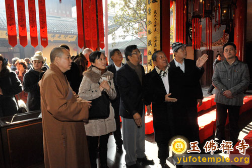 缅甸宗教部部长一行访问上海玉佛禅寺
