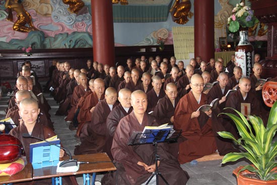 山西大乘寺举办恭诵《地藏菩萨本愿经》法会