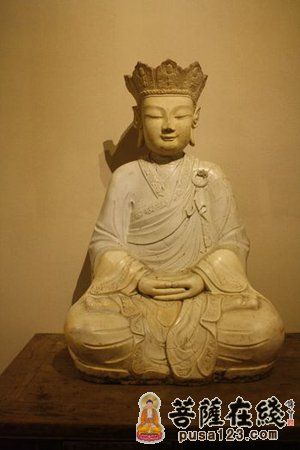 白瓷地藏菩萨像(清)