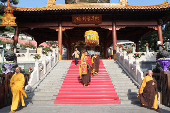 北京灵光寺3月30日举行三皈五戒大法会通告