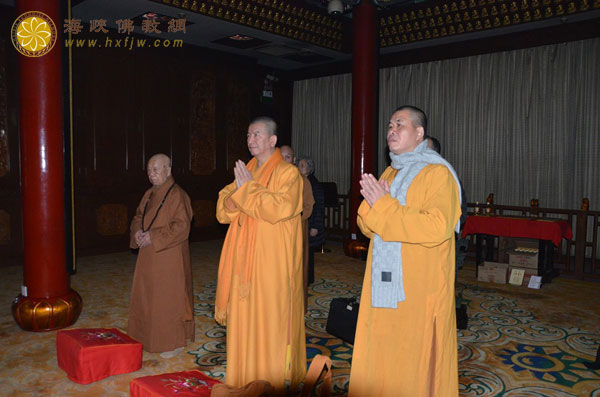 台湾中国佛教会副理事长明光法师一行莅临上海玉佛禅寺