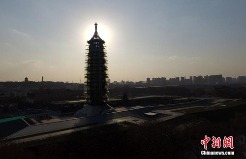 南京大报恩寺遗址公园开园 重现千年琉璃塔