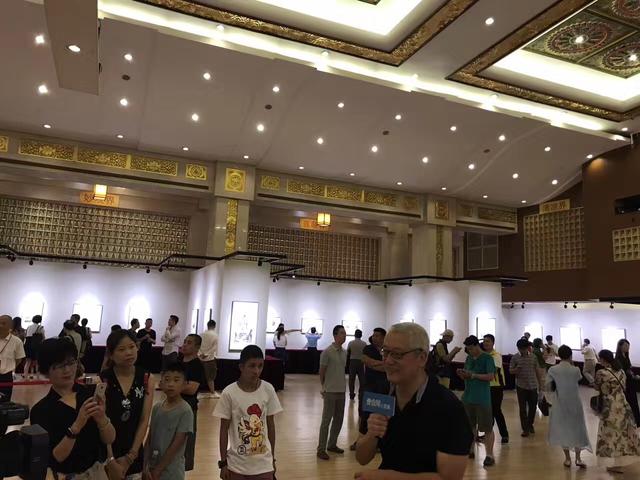 权迎升“禅画小和尚”水墨艺术巡回展于上海玉佛禅寺隆重开幕