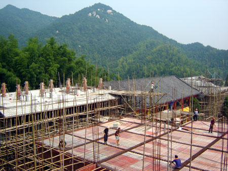 建设中的老祖寺1