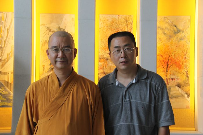 中国科学院心理研究所王文忠博士来访北京龙泉寺