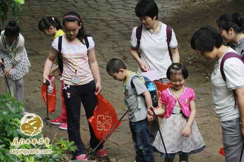 厦门太平岩寺举办“美丽厦门,心灵环保”亲子活动
