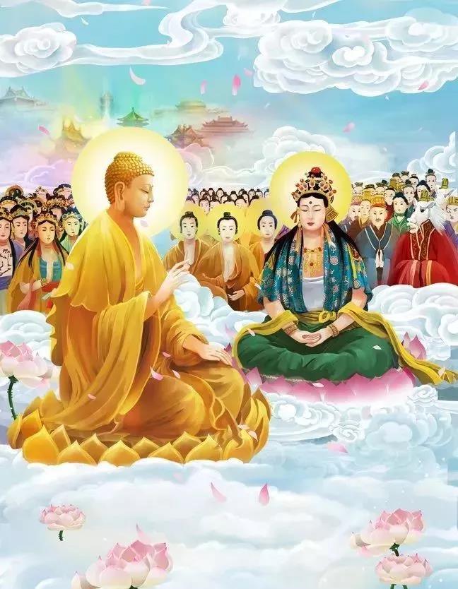 今日恭迎佛陀天降日!诸佛生欢喜,普天降吉祥! 今日恭迎佛陀天降日!诸佛生欢喜,普天降吉祥!