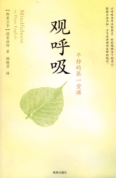 德宝法师：观呼吸-平静的第一堂课