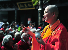 放飞梦想佛教摄影作品