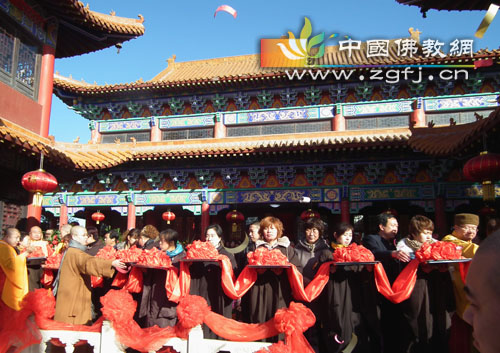 河北威县普济寺大雄宝殿落成庆典暨佛像开光法会圆满举行