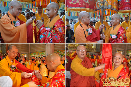 日照法师印度菩提伽叶中华大觉寺升座