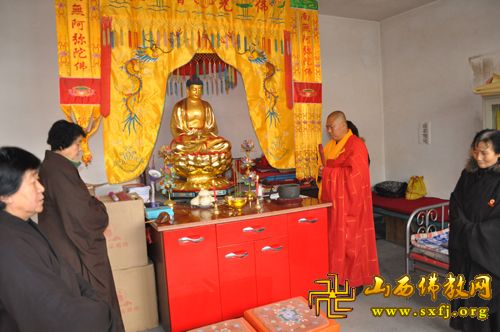 忻州樊野村慈云寺举行佛七法会