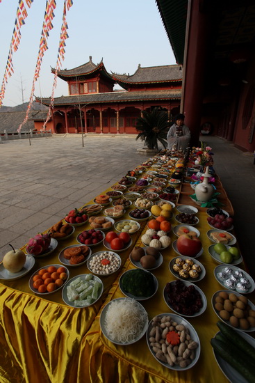 四祖寺龙年上元节法会举行药师传供大典