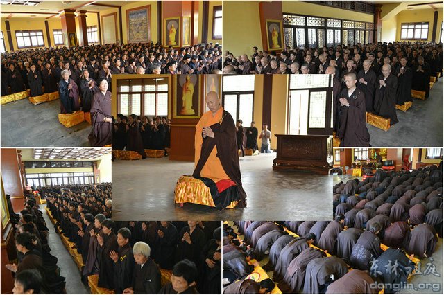 经一昼夜经行不辍，法师领众大回向