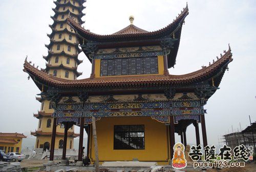 复建中的山东省博山正觉寺 复建中的山东省博山正觉寺