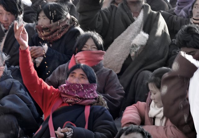 喇荣五明佛学院举办为期八天的极乐法会