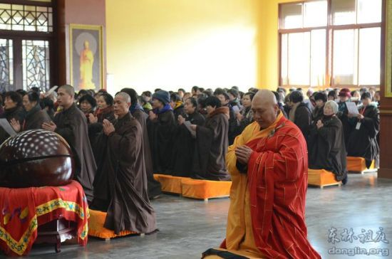 大安法师主持解七仪式