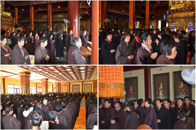 4月30日下午15:30五一佛七经行念佛开始