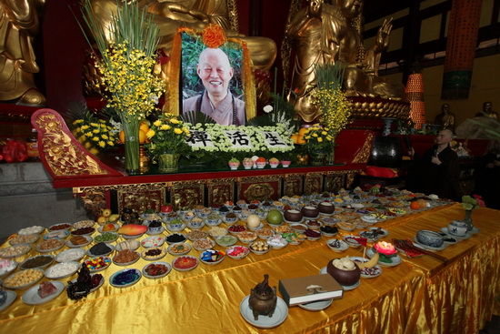 净慧长老示寂七七回向法会