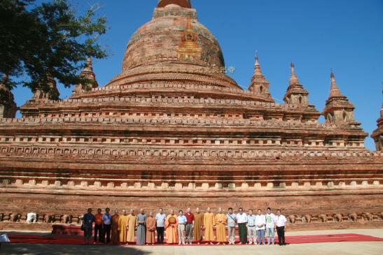 蒲甘旧塔修缮圆满