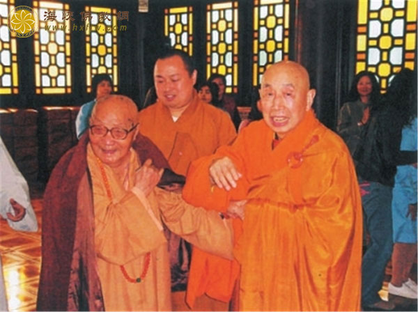 彗星陨落  风范长存——一代总持觉光长老圆寂 觉光长老与本焕长老的法缘