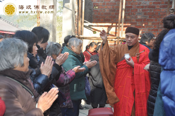 浙江安吉正觉讲寺隆重举行地藏殿上梁祈福法会