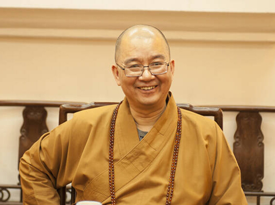 中国佛教协会副会长北京龙泉寺方丈学诚法师来访广州光孝寺