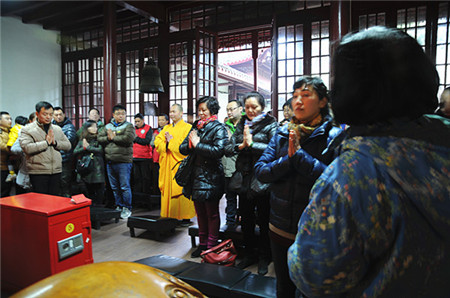 南京栖霞古寺2014年首场皈依法会圆满