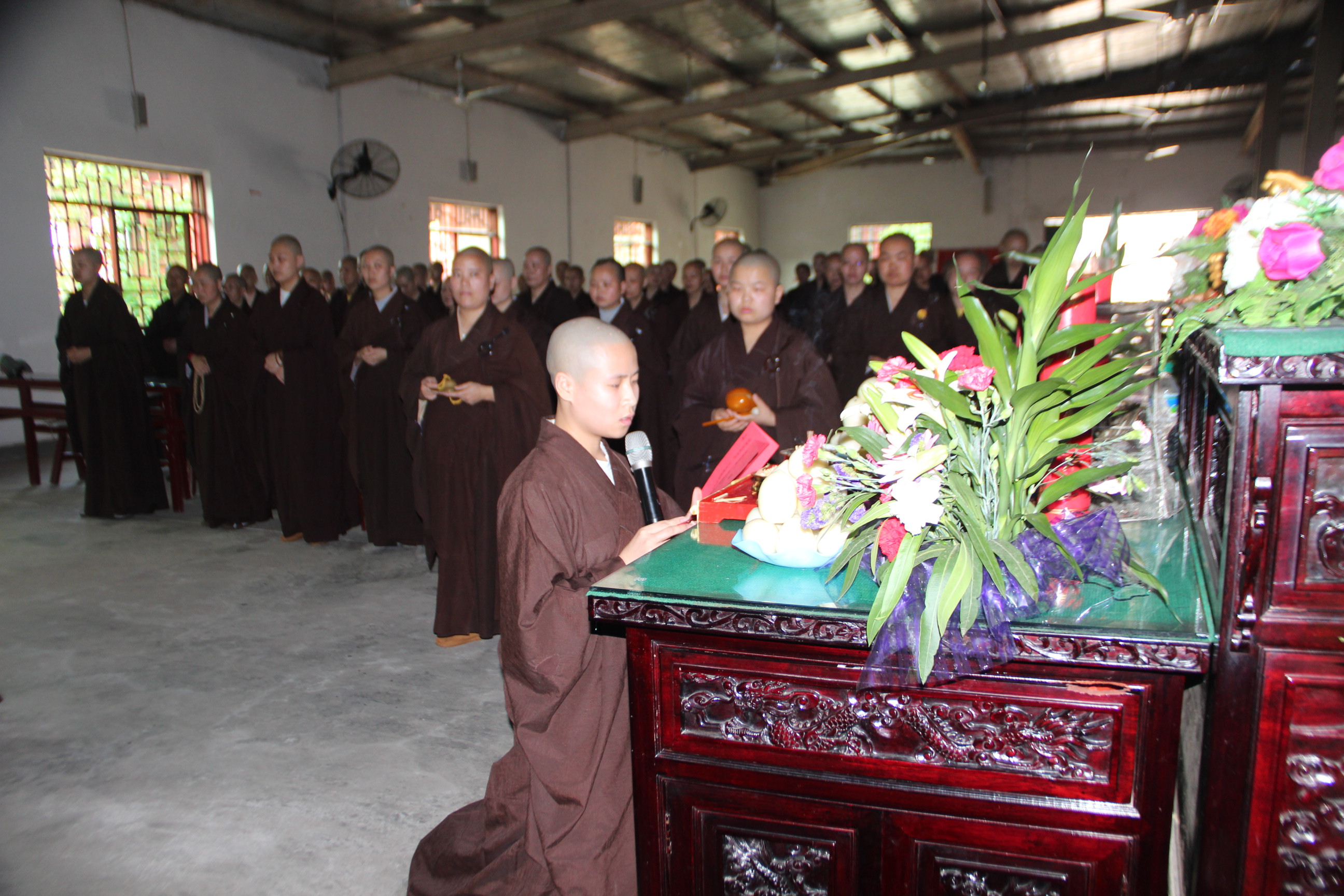 江西抚州大金山寺举行结夏安居法会