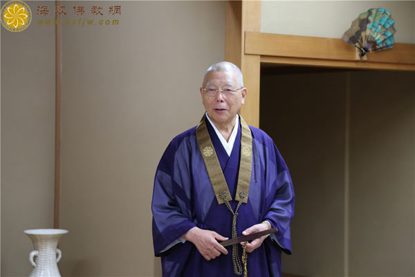 印顺大和尚率中国佛教协会访日代表团出访日本