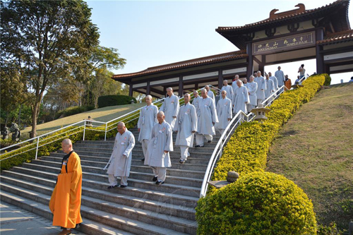 9月14日首次在南美洲举行的短期出家修道会,为佛光山在南美弘法写下历史性的一页