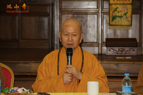 世界佛教华僧会会长净心长老到访福建厦门鸿山寺