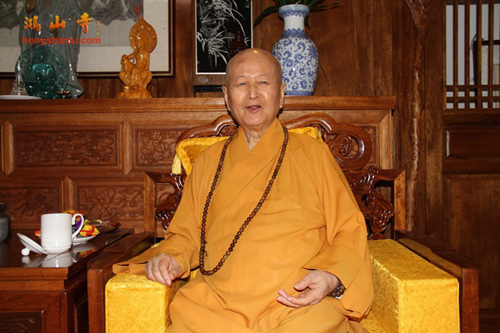 世界佛教华僧会会长净心长老到访福建厦门鸿山寺