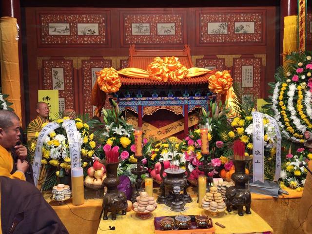 根通长老圆寂封龛仪式在山西太原崇善寺举行