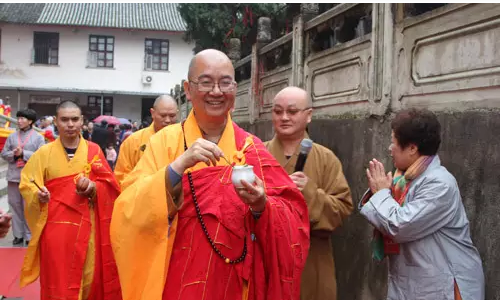  资国寺大雄宝殿全堂佛像开光大典暨2015海峡两岸佛缘祈福法会