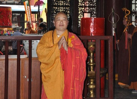 江西上饶博山能仁禅寺隆重举行觉海法师晋院庆典仪式