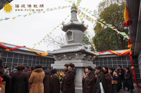 达明法师舍利奉安仪式在资国寺举行
