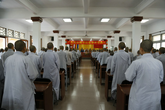 广东尼众佛学院2015年春季开学典礼隆重召开