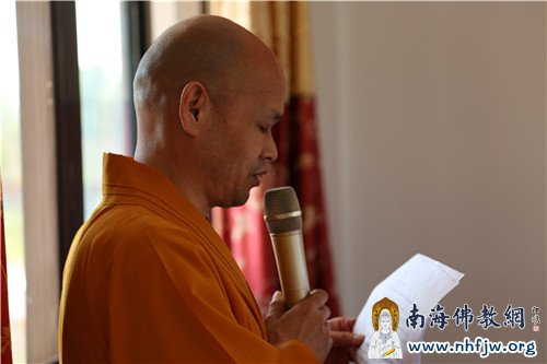 学院代表发言  摄影：顿俊