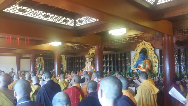 玉华寺毗卢殿开光