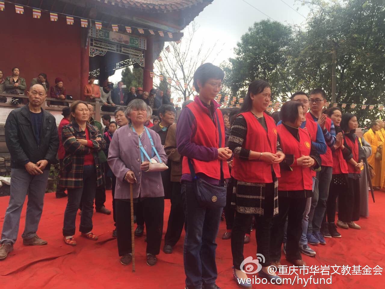 南充市顺庆区莲池禅院举行大雄宝殿奠基仪式