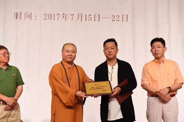 权迎升“禅画小和尚”水墨艺术巡回展于上海玉佛禅寺隆重开幕