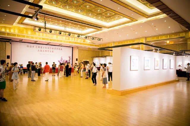 权迎升“禅画小和尚”水墨艺术巡回展于上海玉佛禅寺隆重开幕