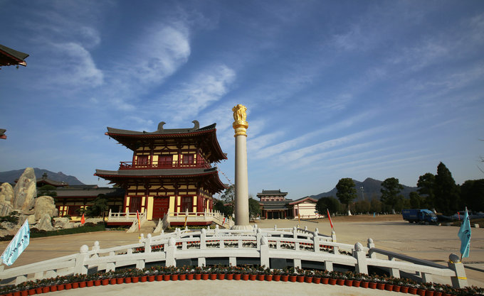 走进东林寺净土苑(冬日篇)